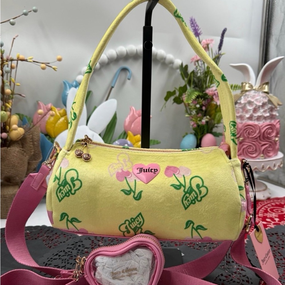 Juicy Couture Retro Cherry yellow Gelato Mini Bag Barrel